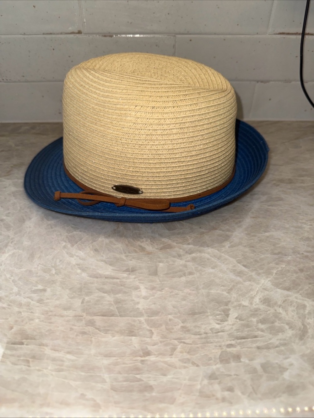 The Panama Jack Paper Braid Straw Safari Sun Hat L0go